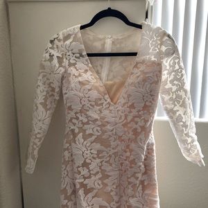 White Lace Wedding Dress